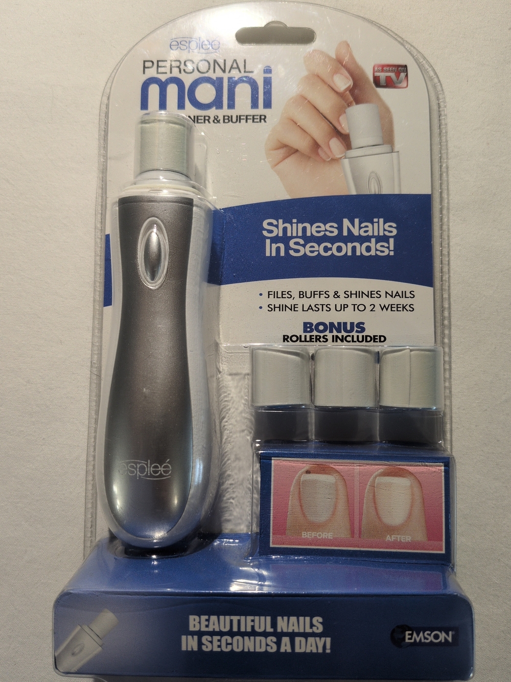 Personal Mani Nail Shiner & Buffer - Silver